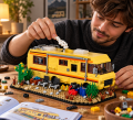 Zestaw Klocki Samochód Kamper RV Breaking Bad Pustynia 904 Elementów