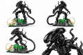 Zestaw Klocków Obcy Alien Monster 958 elem. Figurka Ksenomorf z Podświetleniem LED
