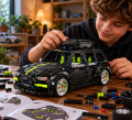Klocki Technic Samochód AUDI RS6 Kombi Sportowe z Bagażnikiem Dachowym 2896 elem.