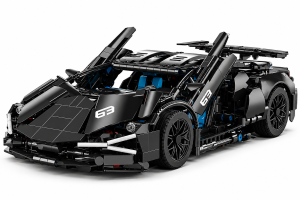 Klocki Technic Sportowe Auto Sian Czarny Hypercar 36 cm – Duży Model Samochodu Kolekcjonerski