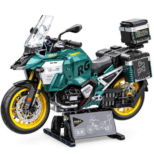 Klocki Technic Motocykl Turystyczny BMW R1250 GS z Kuframi 831 elem. – Skala 1:8 Model Motocykla