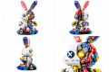 Klocki Cyberpunk Królik Robot Mecha Cyber Bunny 1377 elem. – Figurka z Podświetleniem LED na Podstawce