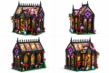 Klocki Gotycka Szklarnia Gothic Greenhouse Straszny Dom Grozy 1107 elem.