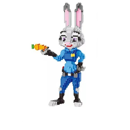 Klocki Figurka Królik Judy Hopps Zwierzogród Zootopia Zestaw Konstrukcyjny 1250+ el.