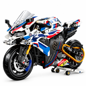 Klocki Technic Motocykl Sportowy Ścigacz BMW S1000 RR ze Stojakiem Model 32 cm