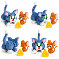 Klocki Figurki Tom i Jerry z Serem Zestaw 2w1