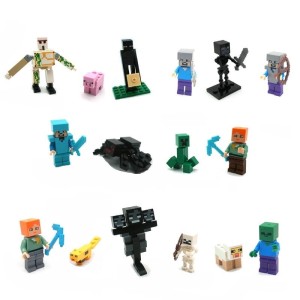 Klocki Zestaw Figurki Minecraft My World Postacie Dużo