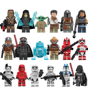  Klocki Zestaw Figurki Star Wars Jedi Yoda 18 Sztuk